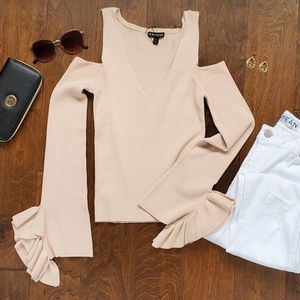 EXPRESS Medium Cold shoulder top